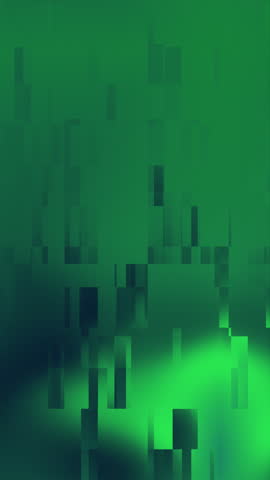 Green to Blue Gradient Backgrounds Vertical With Overlay Glitch, Perfect For Theater, Event Promotions, Festive Backgrounds, Party Invitations, Performance Advertisements