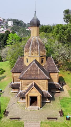 Curitiba Brazil. Ukrainian Memorial At Curitiba In Parana Brazil. State Park Landscape. Tourism Travel. Nature Park. Ukrainian Memorial At Curitiba In Parana Brazil. Botanical Scenery.
