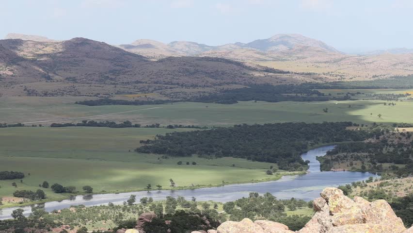 Oklahoma Witchita Mountains landscape view