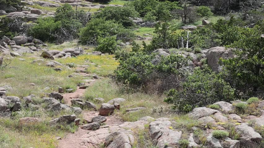 Oklahoma Witchita Mountains landscape view