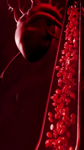Blocked artery filled with accumulation of fat, cholesterol plaques, blood clots, unhealthy foods, and sugary beverages, illustrating risks of heart disease, stroke, and vascular damage. 3D rendering.
