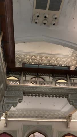 Albert Hall Museum architecture in Jaipur city, Rajasthan tourism India.