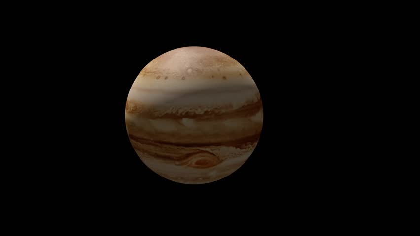 Comparison of the Sun and Jupiter. 3d Animation work.