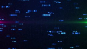 Abstract Digital Data Flow Background With Blue Chevron Arrows Moving Across A Futuristic Network, Featuring Dynamic Neon Light Streaks Technology And Speed Concept, Dynamic Digital Data Flow Blue - Powered by Shutterstock - Get 15% off with code: PIKWIZARD15