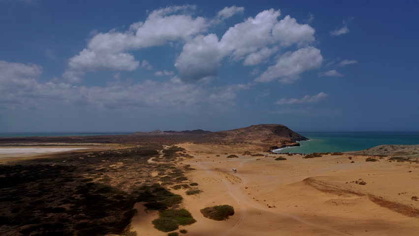 
Desert and sea in the north of Colombia