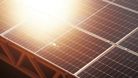Rooftop solar panel arrays in panoramic view, sustainable renewable energy - Powered by Shutterstock - Get 15% off with code: PIKWIZARD15