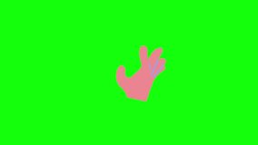 Animated ‘OK’ hand sign with bouncy text on green screen background. Perfect for visual confirmations, chat replies, and meme-style overlays. - Powered by Shutterstock - Get 15% off with code: PIKWIZARD15