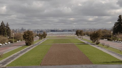 Dynamic Drone Ascent toward Urban Stadium