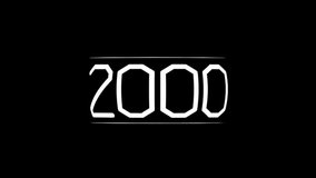 Cinematic 3D Animation of Annual Progress Year Numbers Scrolling to 2026 with Yellow Neon Glow and Black Background for Financial Growth and Future Milestone Visualization. - Powered by Shutterstock - Get 15% off with code: PIKWIZARD15