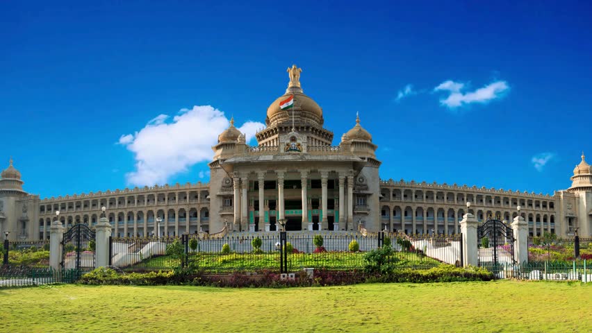 The legislature of Karnataka, including landmarks like the Vidhan Sabha and Vidhan Bhavan, is a symbol of India