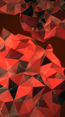 Vivid Sparkling Gemstone Arrangements Drift Above Deep Crimson Background Emphasizing Their Angular Facets And Glossy Highlights