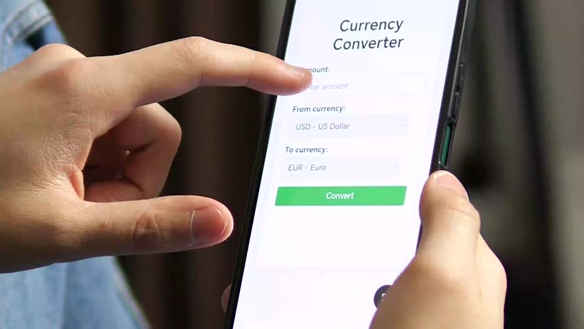 This video shows the complete process: entering a sum, selecting Euros to British Pounds, executing the calculation, and viewing the clear result. It represents accuracy, quick decision-making, and