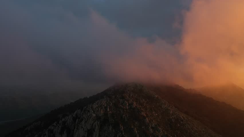 algeria beatiful mountain taked by fdrone