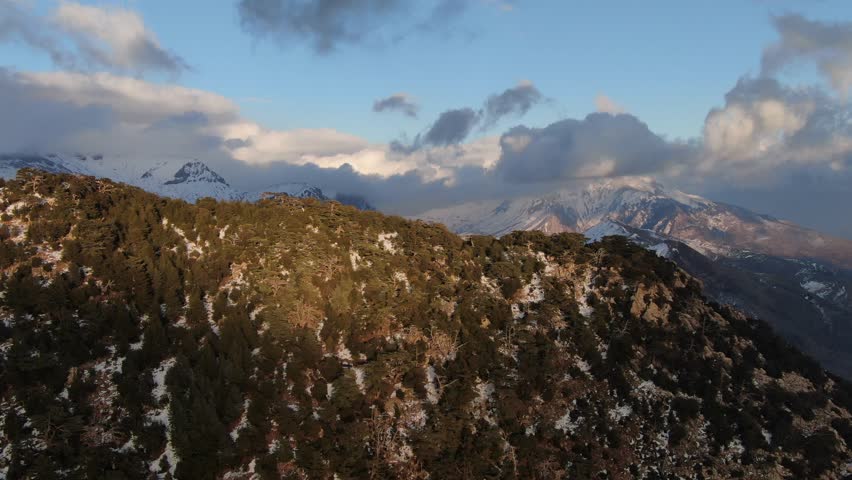 algeria beatiful mountain taked by fdrone