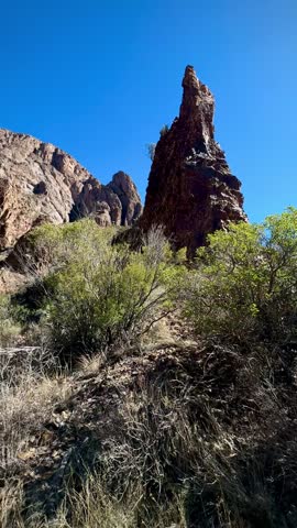 Hiking Through the Dry Landscapes of the Wild West (Big Bend National Park, Texas, USA)