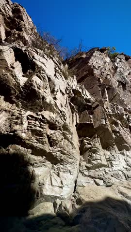 Beautiful Window View of Valley from the Chisos Mountains (Big Bend National Park, Texas, USA)