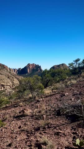 View from Summit of The Beautiful Lost Mine Trail (Big Bend National Park, Texas, USA)