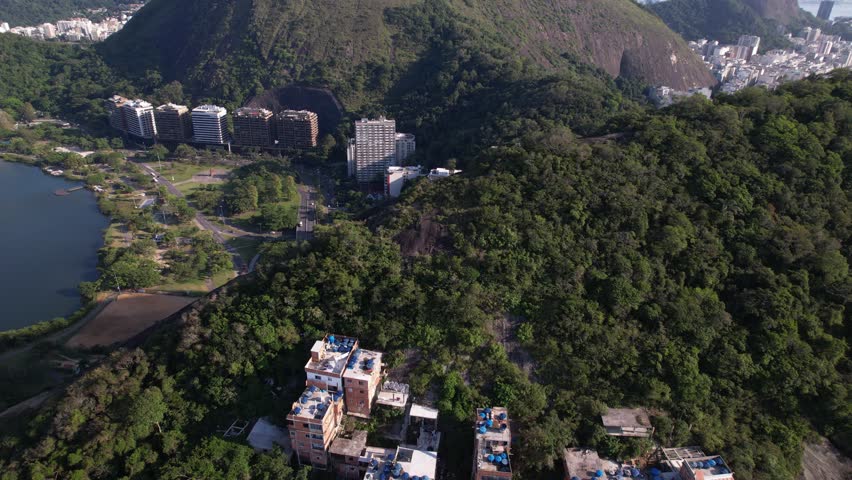 Beautiful Rio de Janeiro from sky, Brazil