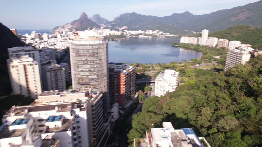Beautiful Rio de Janeiro from sky, Brazil