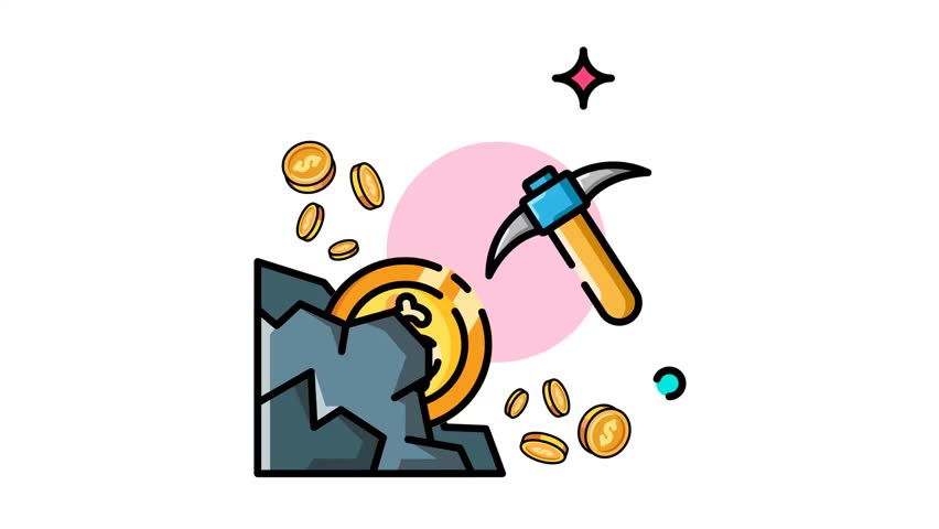 Gold and Coin Mine Animation.