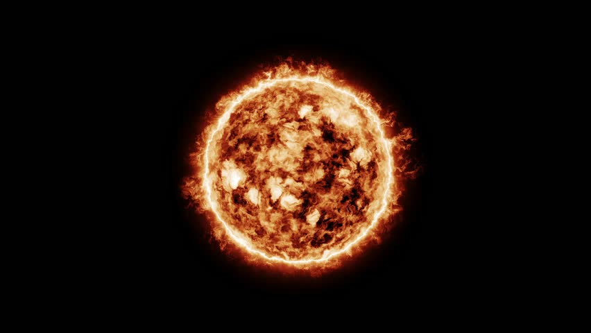 The radiant Sun, a fiery celestial body illuminating the cosmos with its intense solar energy and heat