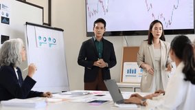 Business team analyzing financial data and discussing growth strategies. - Powered by Shutterstock - Get 15% off with code: PIKWIZARD15