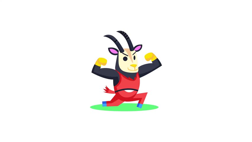 Animal Mascots Flat style Icons