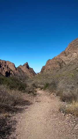 Rugged Western Peaks and Mountain Slopes (Big Bend National Park, Texas, USA)