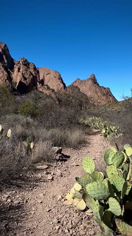 Hiking Down A Beautiful Trail in America’s Wild West (Big Bend National Park, Texas, USA)