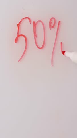 Clearance sale shows a big discount of fifty percent off. Watch as the price drop is marked down for a limited time special deal. Don't miss this great offer.