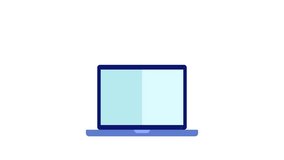 Animated laptop with a shield and padlock icon illustrating cybersecurity and data protection - Powered by Shutterstock - Get 15% off with code: PIKWIZARD15