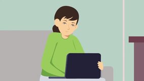 Boy Working on Laptop at Home – Online Learning, Remote Study and Digital Education Concept - Powered by Shutterstock - Get 15% off with code: PIKWIZARD15