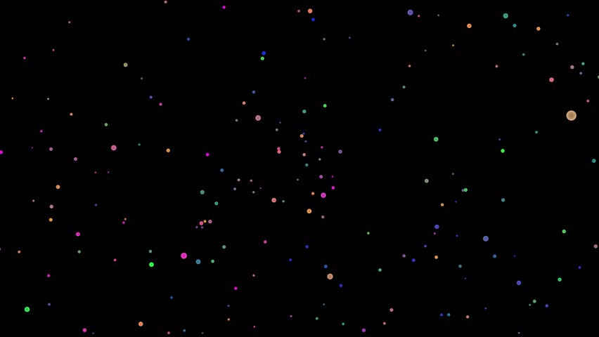 Floodlights background animation with vibrant red, blue, green, and yellow pattern color particles.