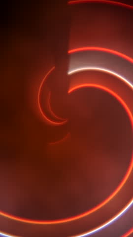 Glowing Orange Rings Orbit Across Smoky Frame Futuristic Hud Demo Backdrop For Engineer With Scanning Targets, Warm Halo And Radar Motion