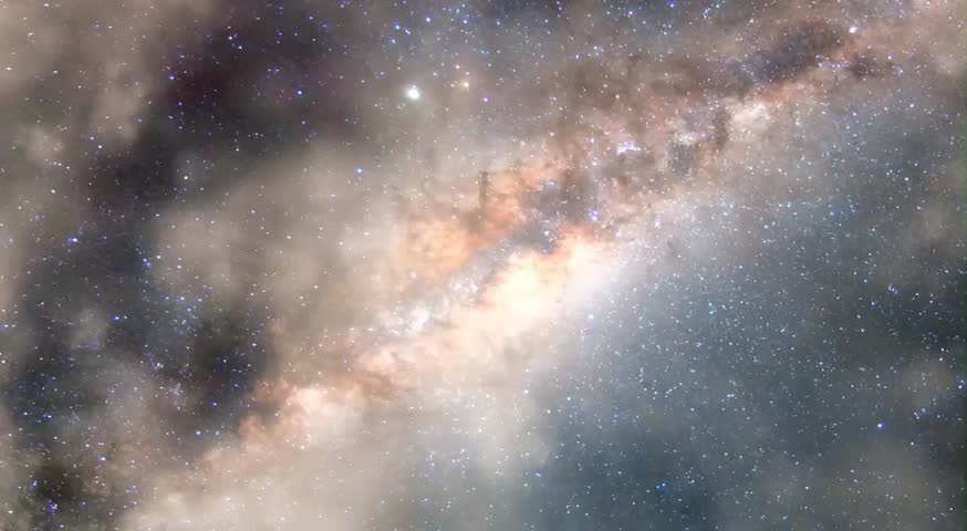 Breathtaking view of the Milky Way galaxy with bright stars and cosmic dust.