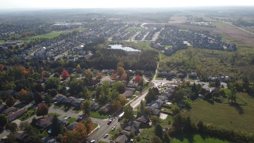 A residential area in Peterborough, Ontario