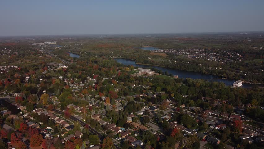A residential area in Peterborough, Ontario