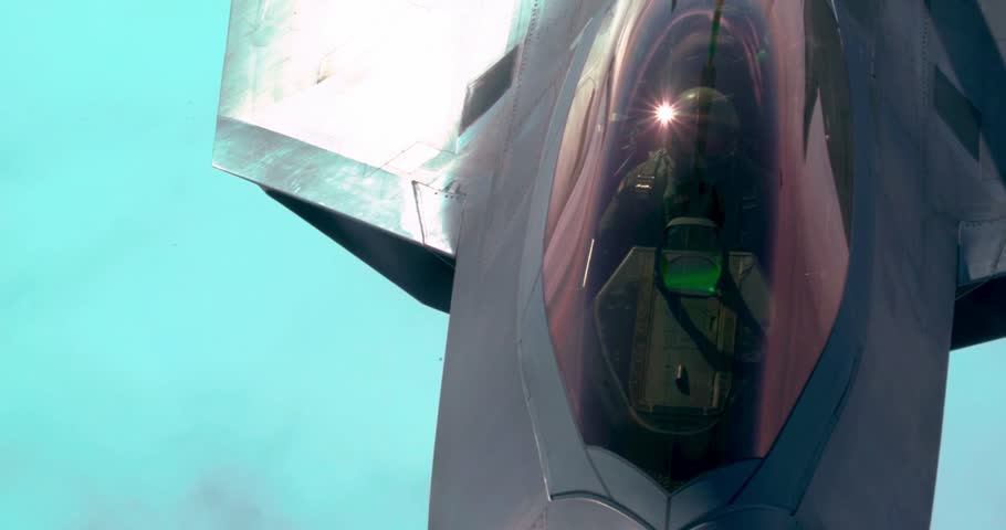F-22 Raptor Sustaining Power In Flight