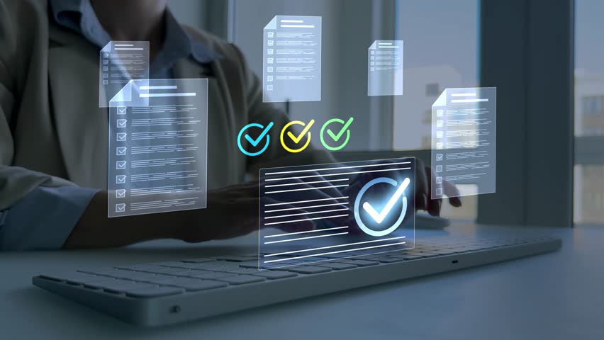 Digital checklist management for business certification and quality assurance. Quality certification service and standardization.Quality assurance document management technology standards.