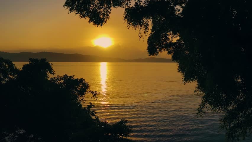 Beaty of sunset over the sea