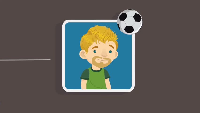 Mobile Sports App with Football Player Profile Representing Digital Sports Engagement