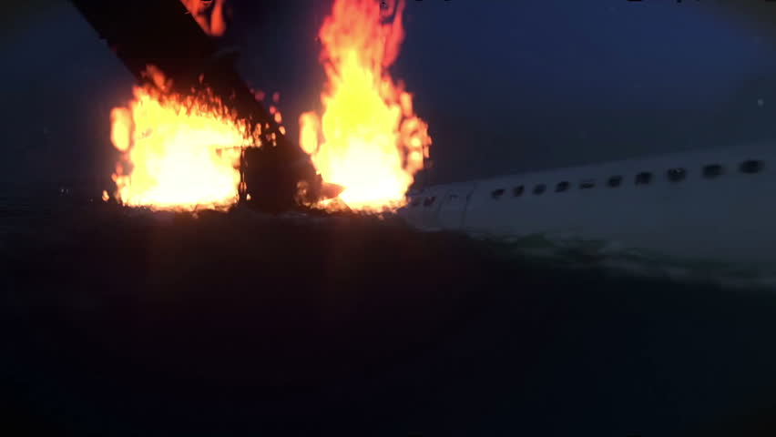 Scenes from a survivor of plane crash
