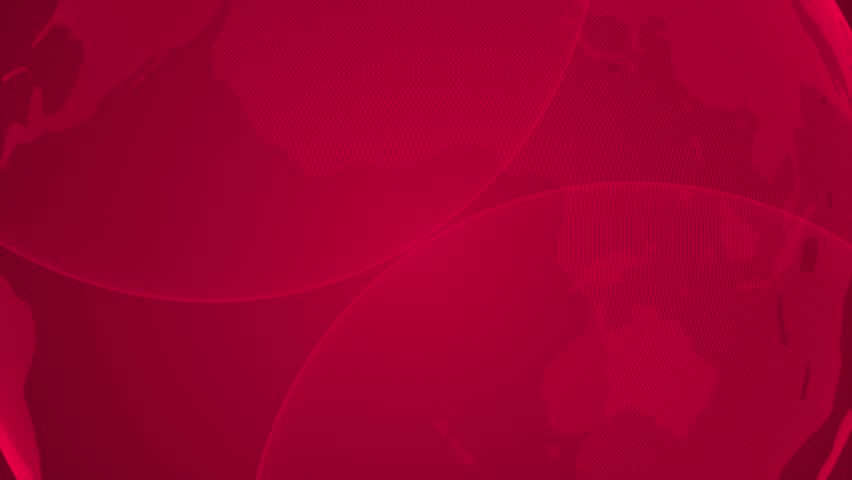 Animated Magenta red color rotating hi tech globe hi tech design loop able dark technology background