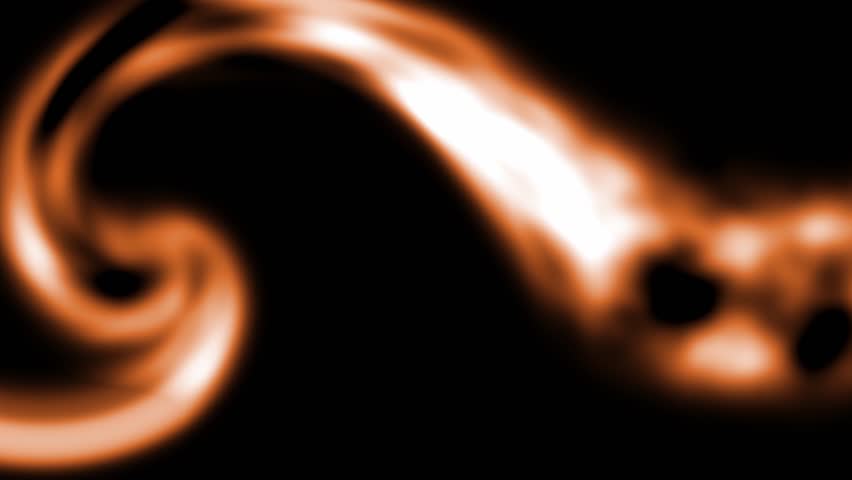 Abstract fire-like flowing wave animation on dark background in 4K resolution with smooth seamless loop, energetic and professional visual design for technology branding, cinematic motion graphics, digital background, and modern video projects