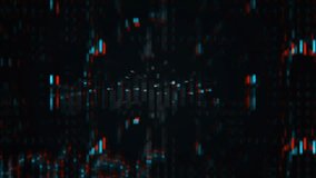 A dark, abstract background with a glitch effect, featuring vertical light streaks and digital noise. Suitable for digital art and technology themes. - Powered by Shutterstock - Get 15% off with code: PIKWIZARD15