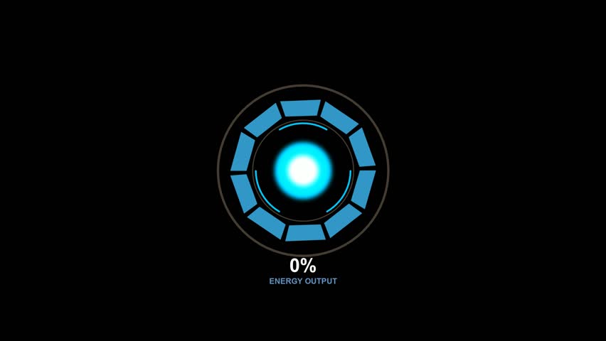 Glowing Blue Arc Reactor Loader