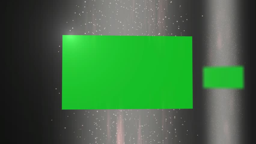 Advertising display Commercial Green Screen promotion space, corporate agency announcement marketing animated slideshow horizontal