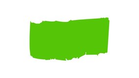 Natural 100 percent handwritten text animation on green brush stroke background for eco bio products - Powered by Shutterstock - Get 15% off with code: PIKWIZARD15