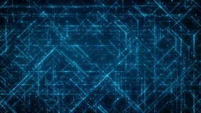 Blue Digital Network Lines and Nodes Background – Futuristic Data Connection Technology Loop - Powered by Shutterstock - Get 15% off with code: PIKWIZARD15