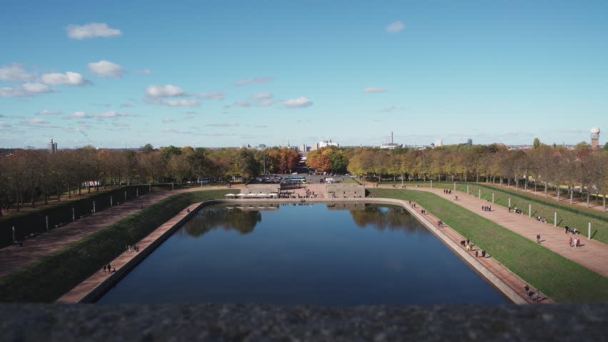 Leipzig Battle of the Nations Monument in German Volkerschlachtdenkmal. Leipzig, germany - 2 nov 2025